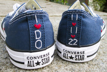 Load image into Gallery viewer, Converse/Keds/TOMS/VANS Heel Tab Stitching on Customer Provided low top fabric shoes
