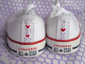 Converse/Keds/TOMS/VANS Heel Tab Stitching on Customer Provided low top fabric shoes